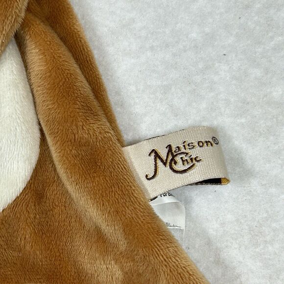 Maison Chic Fox Baby Security Blanket Lovey Pacifier Holder HTF NWOT - Picture 2 of 6